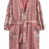 Next Bademantel - Pink Paisley | Damen