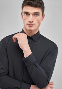 Next Herren WHITE SKINNY FIT SINGLE CUFF EASY CARE SHIRT - Hemd - Black -Next Verkäufe 2022 ca60fbc9401b48bb98854fa0c5e7693a