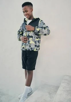 Next SHOWER RESISTANT - Übergangsjacke - Black Grey Camo | Kinder
