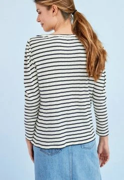 Next Damen POINTELLE - Langarmshirt - Navy Blue White Stripe -Next Verkäufe 2022 cb059aec1db046669e8f1823fe1cbb0b