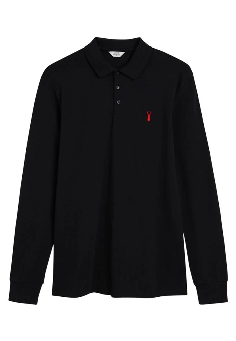 Next LONG SLEEVE - Poloshirt - Black | Herren 1 Next LONG SLEEVE - Poloshirt - Black | Herren