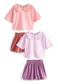 Next Kinder 2 PACK - Nachtwäsche Set - Pink Lilac