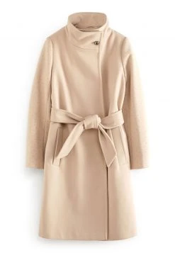 Next Damen STUDDED SLEEVE FUNNEL - Trenchcoat - Neutral