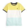 Next Kinder SHORT SLEEVE COLOURBLOCK (3-16YRS) - T-Shirt Print - Yellow Blue
