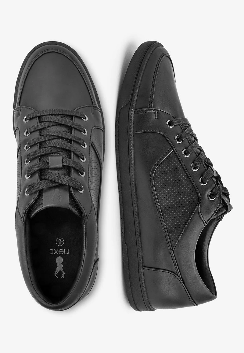 Next Herren TAN PERFORATED TRAINERS - Sneaker Low - Black 2 Next Herren TAN PERFORATED TRAINERS - Sneaker Low - Black – Bild 2