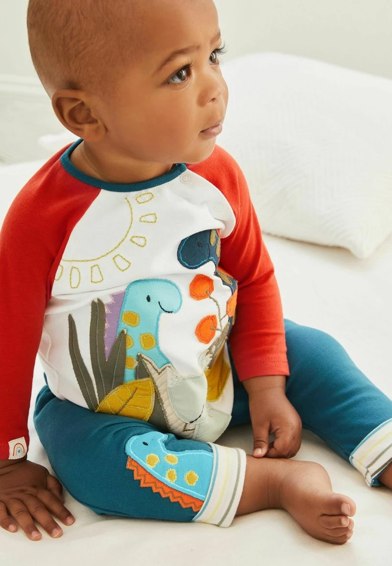 Next Kinder 4 PIECE SET - Leggings - Hosen - Red 1 Next Kinder 4 PIECE SET - Leggings - Hosen - Red