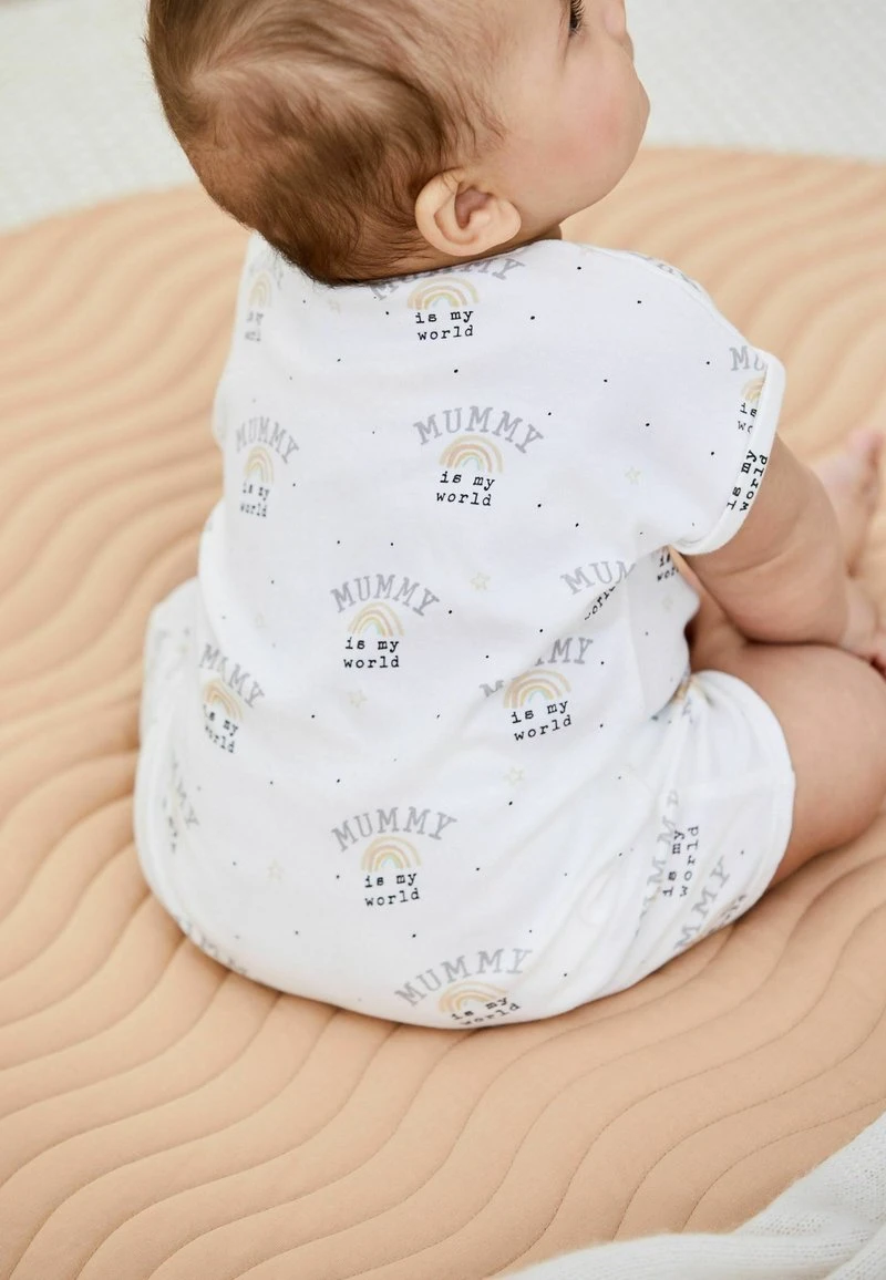 Next Unisex Jumpsuit - Cream Mummy Rainbow 2 Next Unisex Jumpsuit - Cream Mummy Rainbow – Bild 2