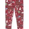 Next Kinder Leggings - Hosen - Mottled Dark Red