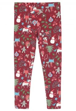 Next Kinder Leggings - Hosen - Mottled Dark Red