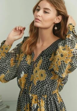 Next Damen CELIA BIRTWELL MINI TEA - Freizeitkleid - Black Spliced Print -Next Verkäufe 2022 ccdea4b0b4ff42a4818f805984757153