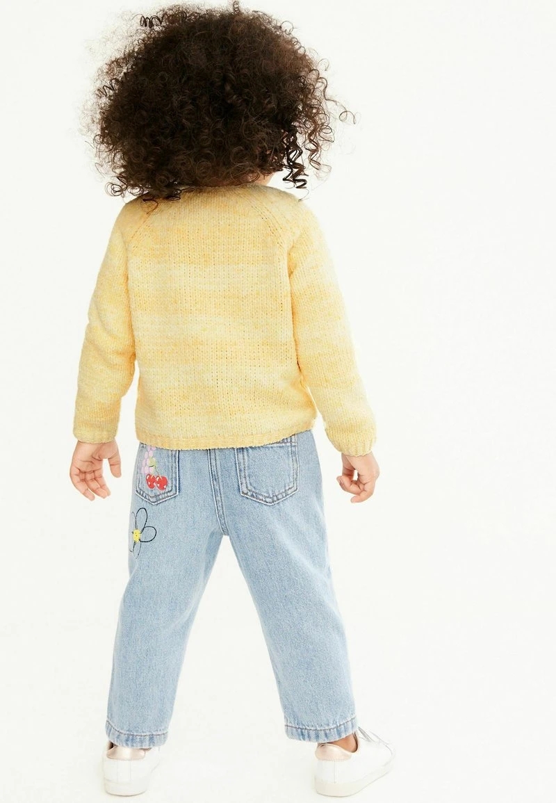 Next Kinder CHENILLE - Strickjacke - Yellow 2 Next Kinder CHENILLE - Strickjacke - Yellow – Bild 2