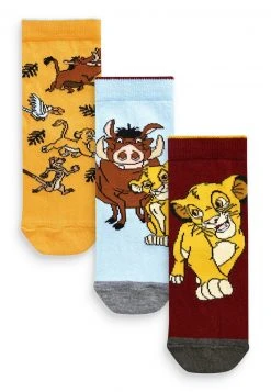 Next Kinder 3 PACK - Socken - Grey Yellow Lion King