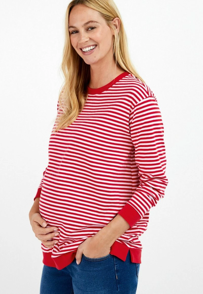 Next MATERNITY LONG SLEEVE STRIPED - Langarmshirt - Pink | Damen 1 Next MATERNITY LONG SLEEVE STRIPED - Langarmshirt - Pink | Damen