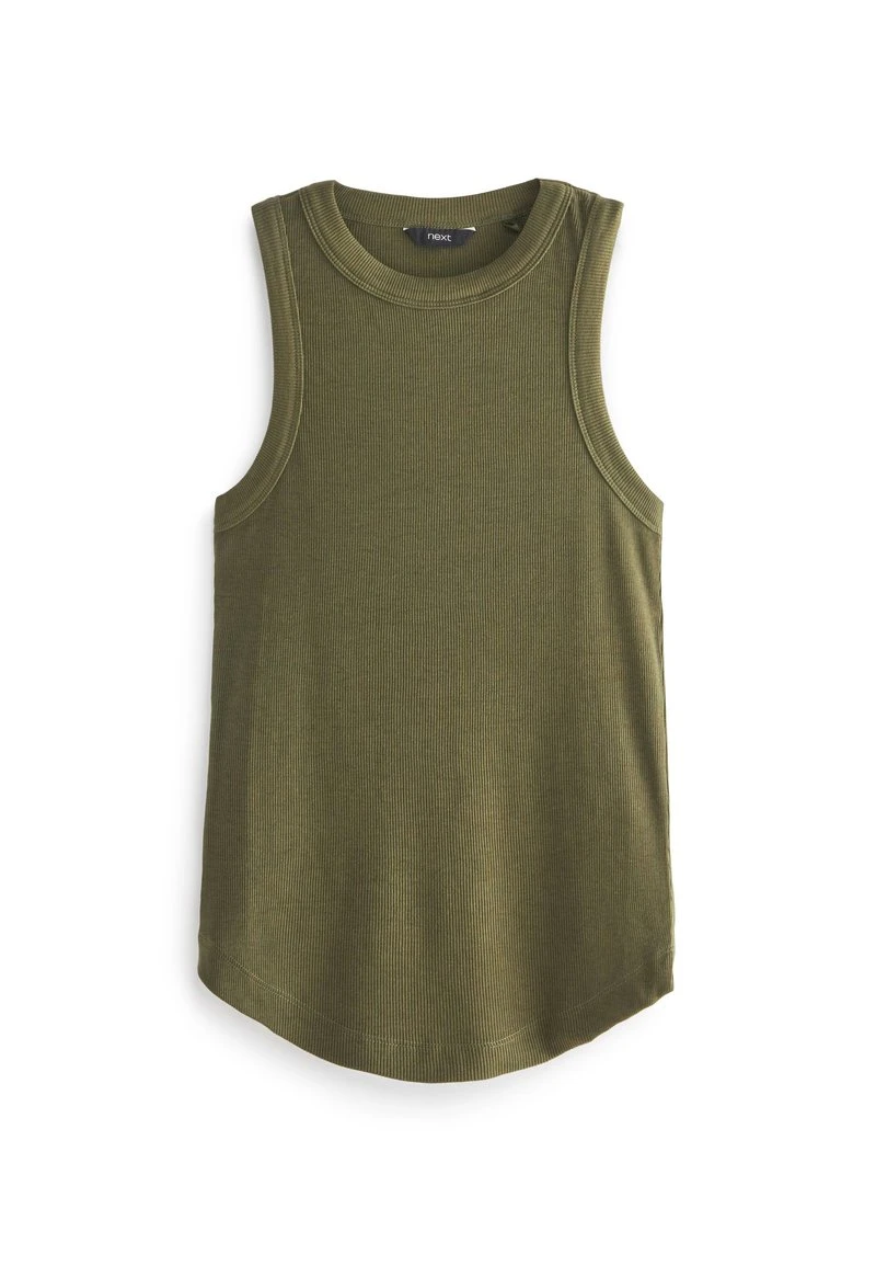 Next Damen RACER TANK - Top - Khaki Green 4 Next Damen RACER TANK - Top - Khaki Green – Bild 4