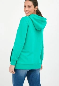 Next Damen POPPER FRONT - Kapuzenpullover - Green -Next Verkäufe 2022 cd7e023f8e3c4f7193b7b2cc5c0ef107