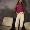 Next Damen Strickpullover - Purple