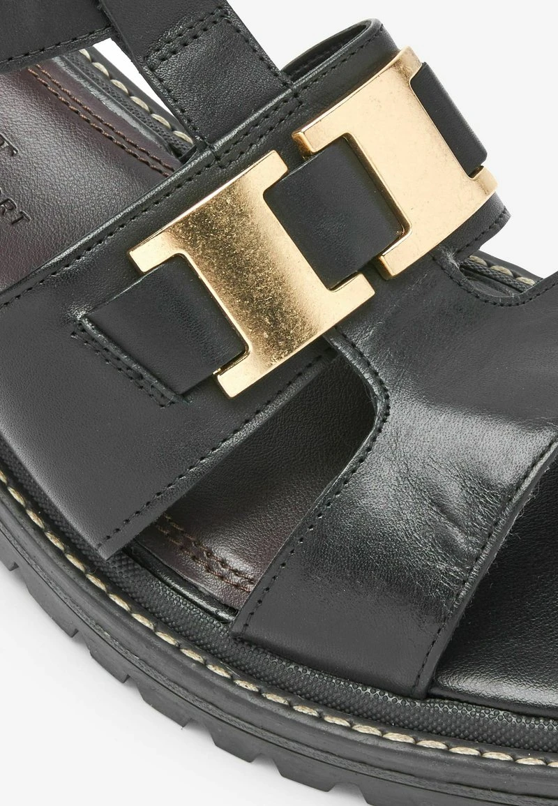 Next Damen CHUNKY SQUARE TOE - Plateausandalette - Black 4 Next Damen CHUNKY SQUARE TOE - Plateausandalette - Black – Bild 4