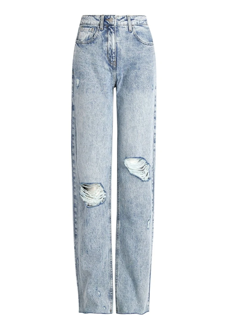 Next Damen Jeans Straight Leg - Blue Denim 4 Next Damen Jeans Straight Leg - Blue Denim – Bild 4