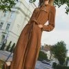 Next Damen SELF - Blusenkleid - Camel Neutral