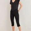 Next Damen PEDAL PUSHER - Jeans Shorts - Black