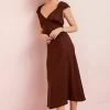 Next Damen Freizeitkleid - Chocolate Brown