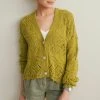 Next Strickjacke - Olive Green | Damen
