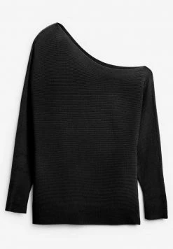 Next Damen OFF THE SHOULDER - Strickpullover - Black -Next Verkäufe 2022 cede3cf8a1ef4bc38e4078d3c9978629