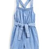 Next Kinder TIE WAIST - Jumpsuit - Bright Blue