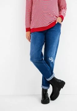 Next Damen BOYFRIEND - Jeans Relaxed Fit - Dark-blue Denim -Next Verkäufe 2022 cf12f1971e784dbab691af91694b7578