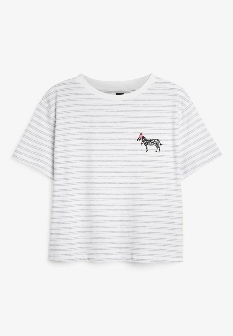 Next Damen Nachtwäsche Set - Grey Zebra 6 Next Damen Nachtwäsche Set - Grey Zebra – Bild 6