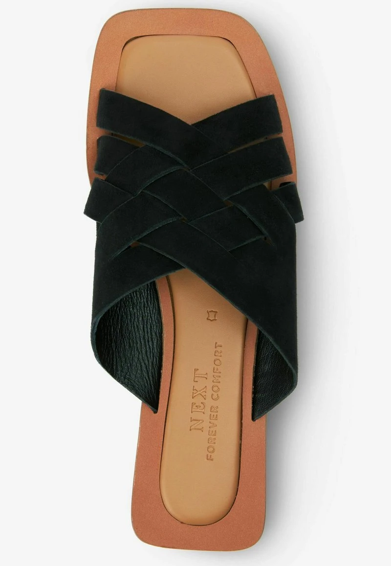 Next Damen SQUARE TOE SLOTTED - Pantolette Flach - Black 3 Next Damen SQUARE TOE SLOTTED - Pantolette Flach - Black – Bild 3