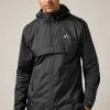 Next Herren WATERPROOF PACKABLE OVERHEAD ANORAK - Outdoorjacke - Black