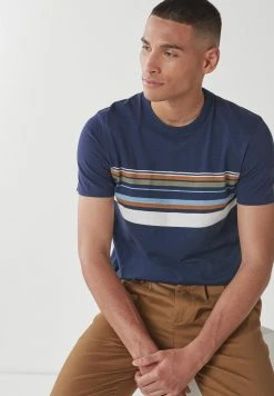 Next Herren T-Shirt Print - Dark Blue -Next Verkäufe 2022 cf8f2103b54044f583b94cf902b57666