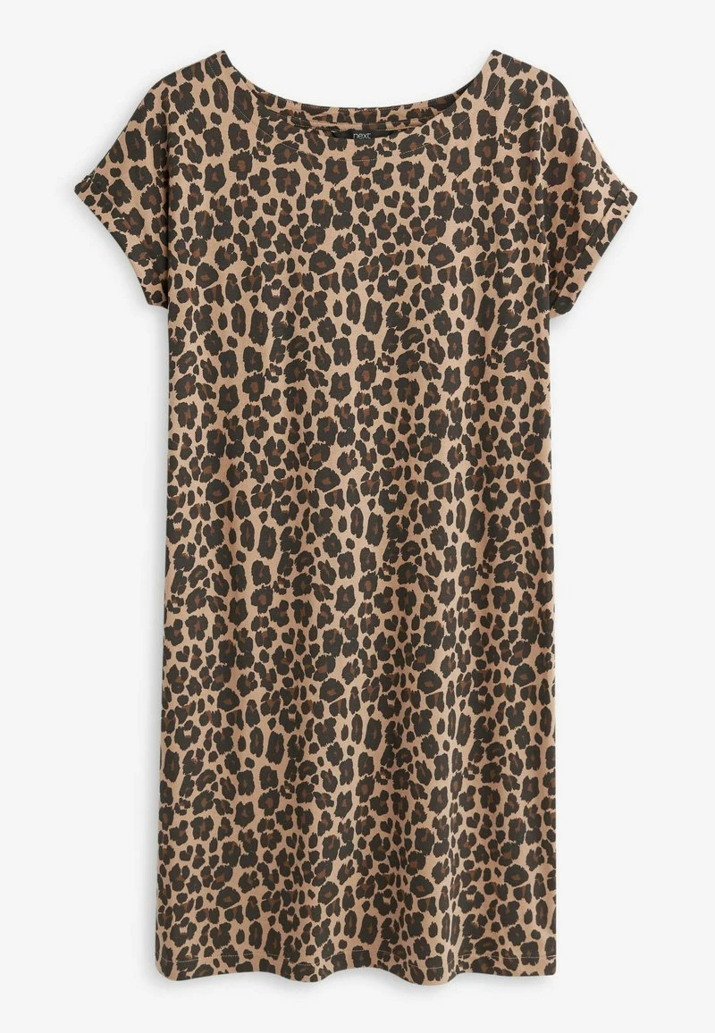 Next Damen 2 PACK - Jerseykleid - Black/animal Print 3 Next Damen 2 PACK - Jerseykleid - Black/animal Print – Bild 3