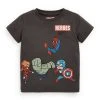 Next Kinder SHORT SLEEVE MARVEL - T-Shirt Print - Black
