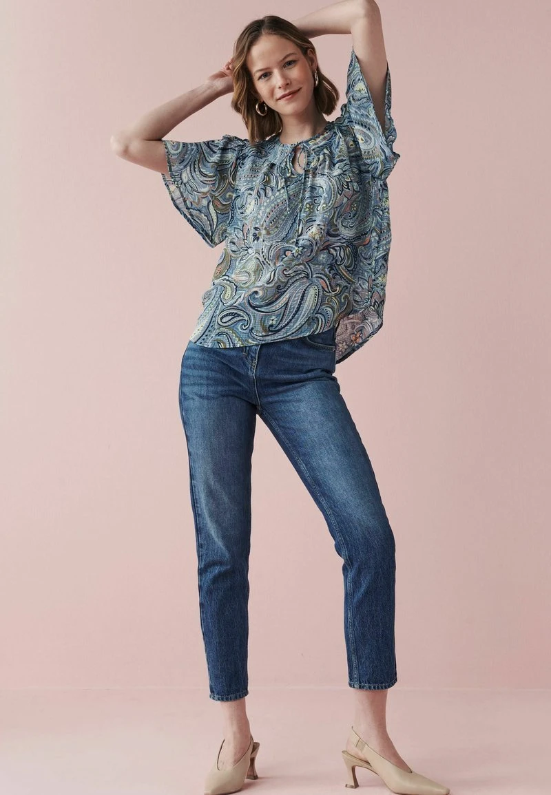 Next Damen FLUTTER - Bluse - Blue Paisley 1 Next Damen FLUTTER - Bluse - Blue Paisley