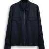 Next Herren STRIPE MOTION FLEX - Leichte Jacke - Navy Blue