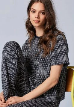 Next Damen JACQUARD - T-Shirt Print - Navy Blue Geo -Next Verkäufe 2022 d0ee2d7359b44ef1b9339ef8c0c9c523