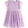 Next SHORT SLEEVE - Cocktailkleid/festliches Kleid - Lilac Purple | Kinder