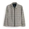Next Kinder Leichte Jacke - Grey Brown Harrington
