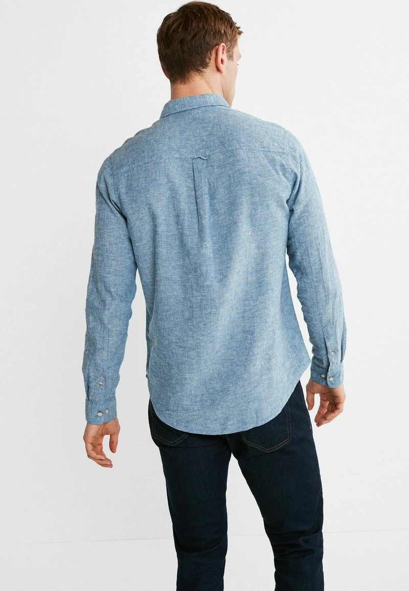 Next Herren ROLL SLEEVE - Hemd - Blue 3 Next Herren ROLL SLEEVE - Hemd - Blue – Bild 3