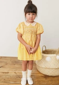 Next Kinder SHIRRED - Freizeitkleid - Ochre