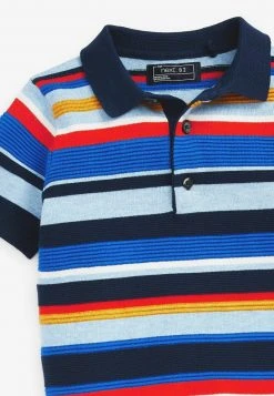 Next Kinder STRIPE - Poloshirt - Blue/red/yellow -Next Verkäufe 2022 d23f95b0e7b34661a32496652c85db3f