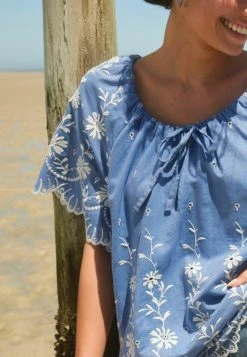 Next Damen KAFTAN - Bluse - Blue/white -Next Verkäufe 2022 d29d48424df4423eb36ec8d91b467af5