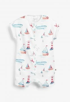 Next 3 PACK - Jumpsuit - White Blue Boat | Kinder -Next Verkäufe 2022 d29efa1dab93482883b8f7751812afa2