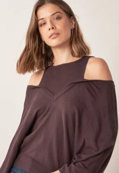 Next Damen LAYER - Strickpullover - Dark Brown -Next Verkäufe 2022 d2b90aa3e0324e2e9f4cbc996582f79e