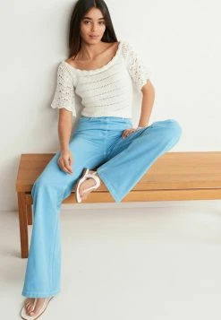 Next Damen Flared Jeans - Cool Blue -Next Verkäufe 2022 d2d5e4a0699a4ae3b46d5c9c337e9501
