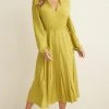 Next Damen LONG SLEEVE - Freizeitkleid - Light Green