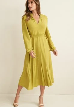 Next Damen LONG SLEEVE - Freizeitkleid - Light Green