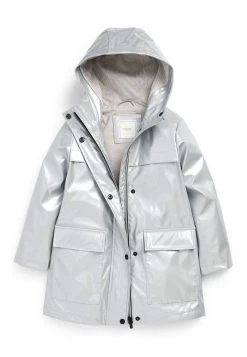 Next Regenjacke / Wasserabweisende Jacke - Silver Coloured | Kinder -Next Verkäufe 2022 d3fa16f3bcad475283eea00e1417595c